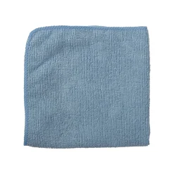 Microfiber Cleaning Rags, 12" x 12", Blue, 24 Rags/Pack (1820579)<Rubbermaid Hot