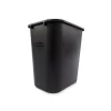 Plastic Trash Can, 7 Gallon, Black (295600BK)<Rubbermaid Outlet