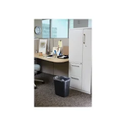 Plastic Trash Can, 7 Gallon, Black (295600BK)<Rubbermaid Outlet