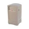 Plaza® Indoor/Outdoor Waste Container, Rectangular, Plastic, 50 Gallon, Beige (FG396400BEIG)<Rubbermaid Sale