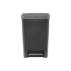 Premier Series III Indoor Step-On Trash Can with Lid, 12.4 Gallon, Black (2120983)<Rubbermaid Discount
