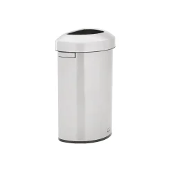 Refine Stainless Steel Indoor Trash Can with Open Lid, 21 Gallon, Silver (2147582)<Rubbermaid Sale