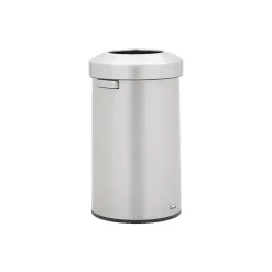 Refine Stainless Steel Indoor Trash Can with Open Lid, 23 Gallon, Silver (2147584)<Rubbermaid Clearance