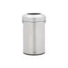 Refine Stainless Steel Trash Can with Open Lid, 16 Gallons, Silver (2147583)<Rubbermaid Clearance