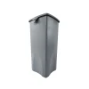 Untouchable Indoor/Outdoor Trash Can, Gray Resin, 23 Gal. (FG356988GRAY)<Rubbermaid Outlet