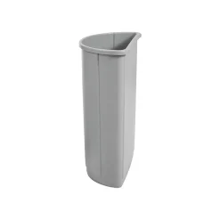 Untouchable Indoor, Outdoor Trash Can w/ no Lid, Gray Polyethylene, 21 Gal. (FG352000GRAY)<Rubbermaid Online