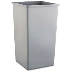 Untouchable Waste Containers, Square, 50-Gallon, Grey<Rubbermaid Clearance