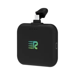 Air Micro-USB Power Bank for Most Smartphones, 2500mAh, Black (RC25-M-G2-BLCK)<Rush Charge New