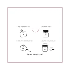 Air USB-C Power Bank, 2500mAh, Purple (RC25-C-G2-PURP)<Rush Charge Online