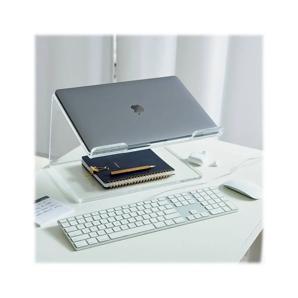 14" x 8.75" Acrylic Laptop Stand, Clear (51183)<Russell+Hazel Sale