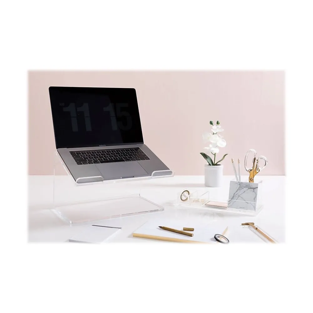 14" x 8.75" Acrylic Laptop Stand, Clear (51183)<Russell+Hazel Sale