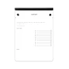 Notepads|Russell+Hazel Drafter's Tablet Notepad, 6.38" x 8.88", Black/White, 100 Sheets/Pad (40441)
