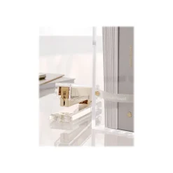 Staplers|Russell+Hazel Fashion Stapler, 20-Sheet Capacity, Gold/Clear, Each (81704R)