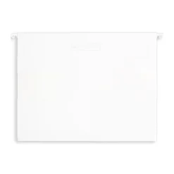 Hanging File Folders|Russell+Hazel Hanging File Folder, Letter Size, White, 10/Pack (82372)