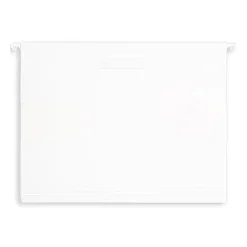 Hanging File Folders|Russell+Hazel Hanging File Folder, Straight Cut, Letter Size, Bright White, 10/Pack (82372)