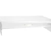 Online Russell+Hazel Monitor Stand with Drawer, Clear/Gold (98149)