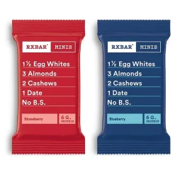 RX Bar Minis Protein Bars, Strawberry/Blueberry, 0.9 oz., 8 Bars/Box (19390800737)