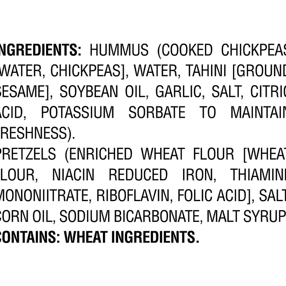 Sabra Classic Hummus with Pretzels, 4.56 Oz., 6/Pack (30080)