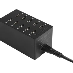 Sabrent 10-Port Desktop Smart USB Rapid Charger, Black (AX-TPCS)