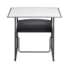 Standing Desks*Safco AlphaBetter 26" - 42" Plastic/Steel Adjustable Desk, White/Black (1208DE)