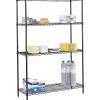 Shelving*Safco Commercial 2-Shelf Wire Unit, 48", Black (5241BL)