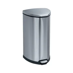 Indoor Step Trash Can, Stainless Steel, 10 Gal. (9687SS)<Safco Best