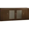 Storage Cabinets*Safco Low Wall Cabinet, Mocha, 29 1/2"H x 72"W x 18"D