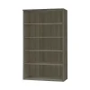 Bookcases*Safco Medina Bookcase, Gray Steel, 5 Shelf, 68"H
