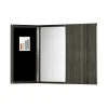 Dry Erase*Safco Medina Series Presentation Board, Gray Steel, 48"W x 48"H (MNPBLGS)