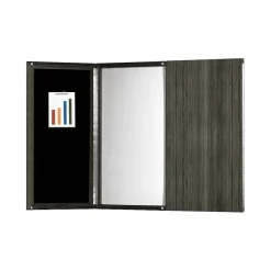 Dry Erase*Safco Medina Series Presentation Board, Gray Steel, 48"W x 48"H (MNPBLGS)