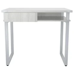 Office Desks*Safco Mirella SOHO 36"W Table Desk with Drawer, White Ash (5512WAH)