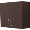 Storage Cabinets*Safco ® Modular Break Room Breakroom Wall Cabinet, Asian Night/Black, 30"H x 36"W x 14"D