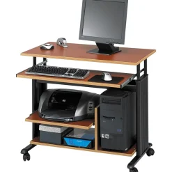 Office Desks*Safco Muv Mini Tower 36" Workstation Desk, Cherry (1927CY)