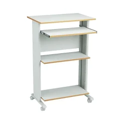 Standing Desks*Safco Muv 30"W Fixed-Height Desk, Steel/Laminate (1923GR)