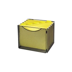 File Storage|Safco Onyx™ Desktop Box File, Black, 10"H x 12 1/2"W x 11"D