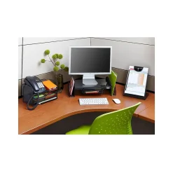 Hot Safco Onyx Monitor Stand, Adjustable, Black (2159BL)