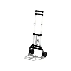 Safco Stow and Go Cart Hand Truck, 110 lbs., Black (4049NC)