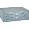 File Cabinets*Safco ® Versatile Steel Flat Files, 5-Drawers: 43x32", 16-1/2Hx46-3/8Wx35-3/8"D, Grey