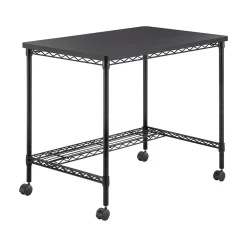 Office Desks*Safco Wire Desk 36" Workstation, Black (5203BL)