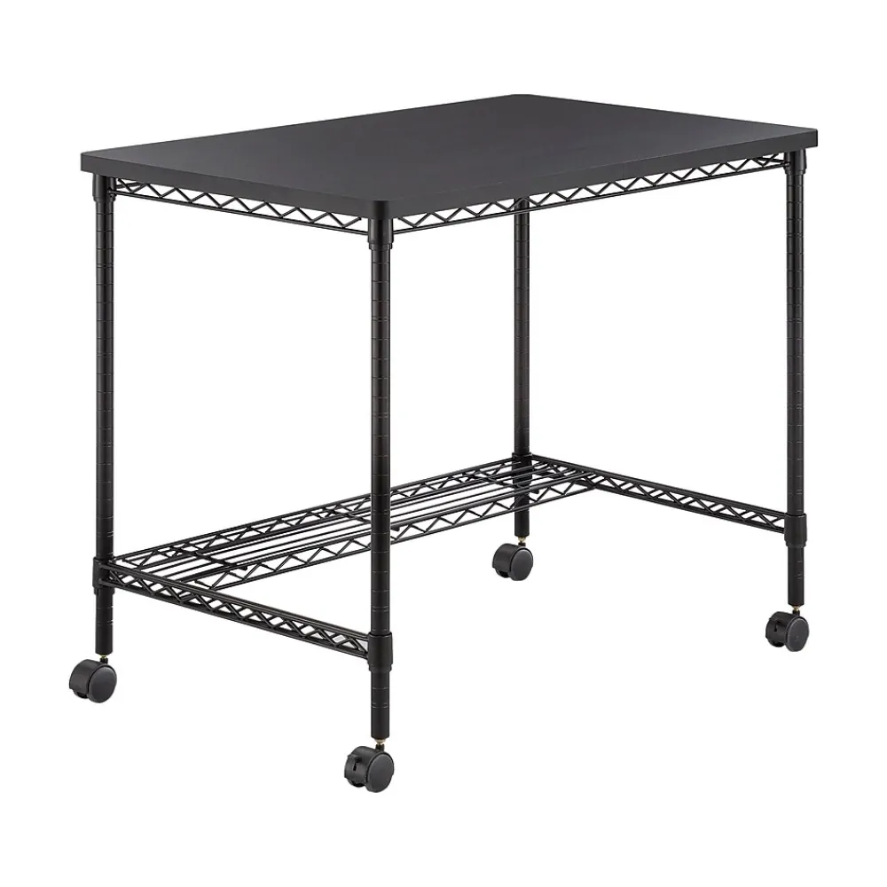 Office Desks*Safco Wire Desk 36" Workstation, Black (5203BL)