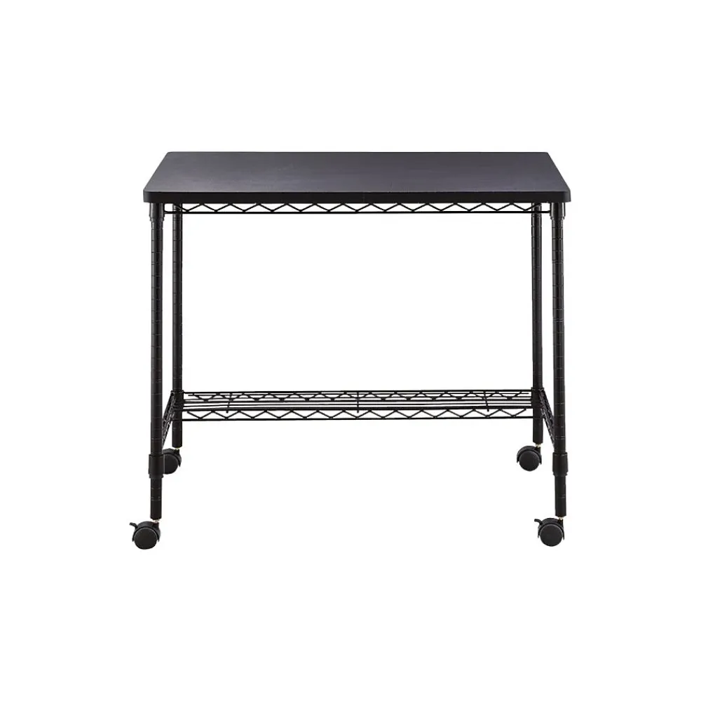 Office Desks*Safco Wire Desk 36" Workstation, Black (5203BL)