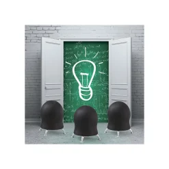 Office Chairs*Safco Zenergy Polyester Ball Chair, Black (BT508BK)