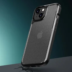 SaharaCase Anti-Slip MagSafe Phone Case for iPhone 15, Shock Absorbing, Black (CP00439)