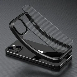 SaharaCase Anti-Slip MagSafe Phone Case for iPhone 15, Shock Absorbing, Black (CP00439)
