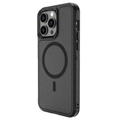 SaharaCase Armor MagSafe Phone Case for iPhone 15 Pro Max, Shock Absorbing, Black (CP00482)