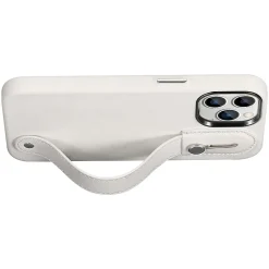 SaharaCase FingerGrip MagSafe Phone Case for iPhone 15 Pro, Shock Absorbing, White (CP00466)