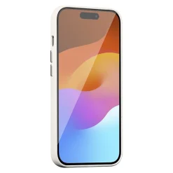 SaharaCase FingerGrip MagSafe Phone Case for iPhone 15, Shock Absorbing, White (CP00444)