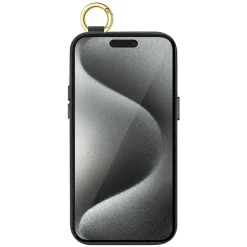 SaharaCase FingerGrip MagSafe Phone Case for iPhone 15 Pro Max, Shock Absorbing, Black (CP00484)