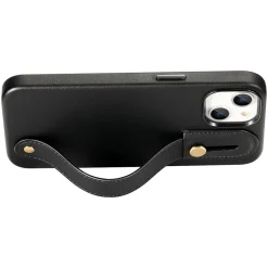 SaharaCase FingerGrip MagSafe Phone Case for iPhone 15 Plus, Shock Absorbing, Black (CP00452)