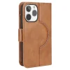 SaharaCase Folio Wallet MagSafe Phone Case for iPhone 15 Pro Max, Shock Absorbing, Brown (CP00481)